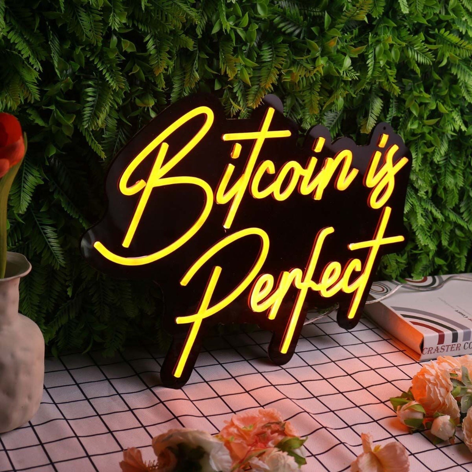 Bitcoin Is Perfect Orange Led Neon Sign - Shineneon
