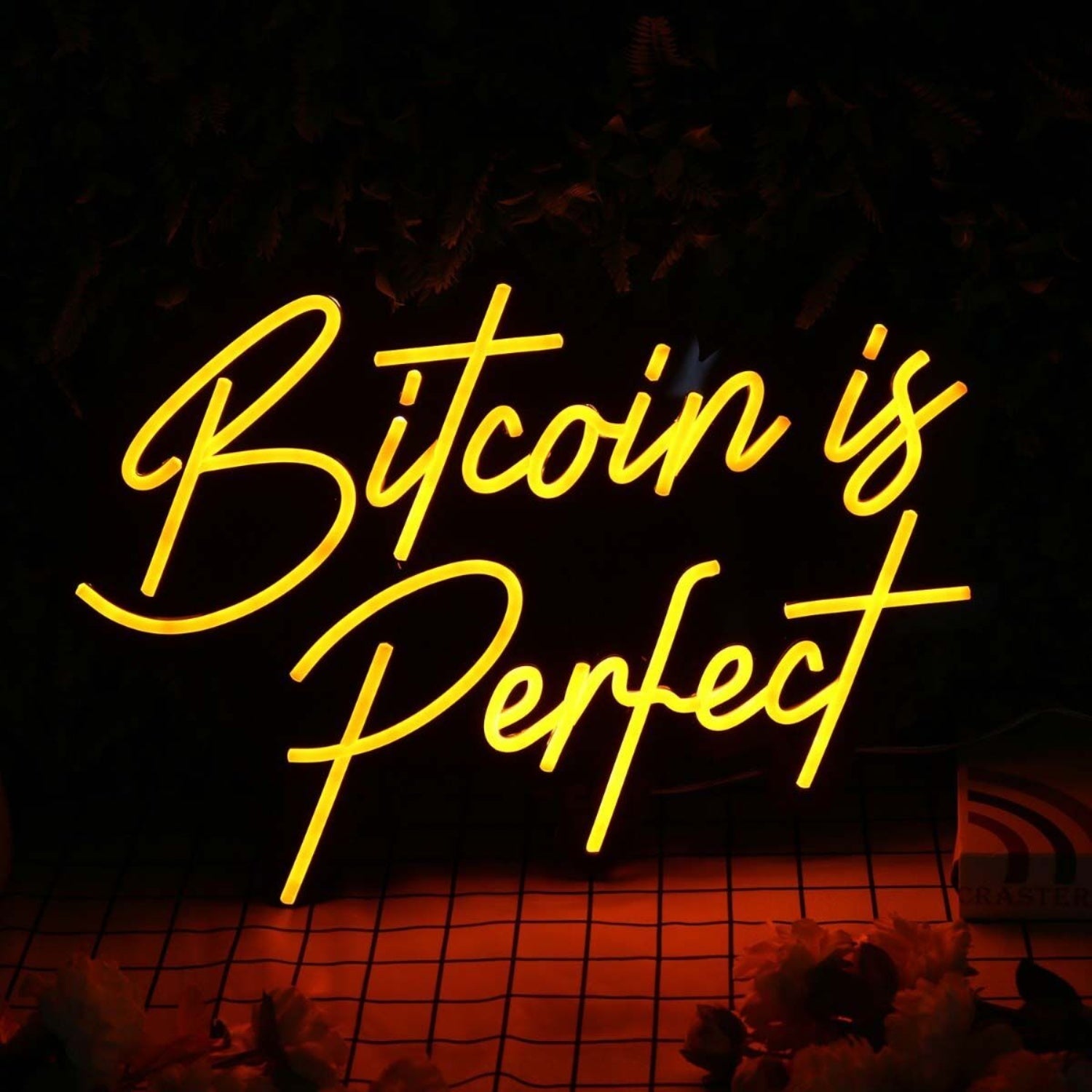 Bitcoin Is Perfect Orange Led Neon Sign - Shineneon