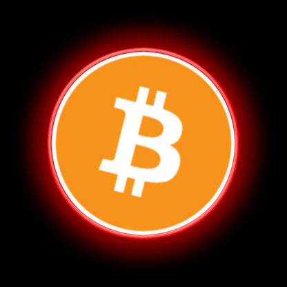 Bitcoin Neon Sign Restaurant Wall Art - LED neon sign view 6