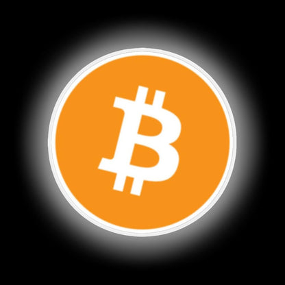 Bitcoin Neon Sign Restaurant Wall Art - LED neon sign view 7