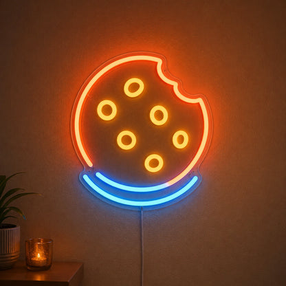 Bitten Cookie LED Neon Sign high-converting product image