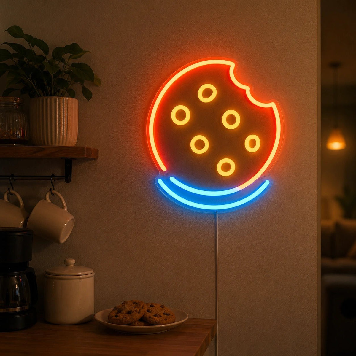 Bitten Cookie LED Neon Sign - Shineneon
