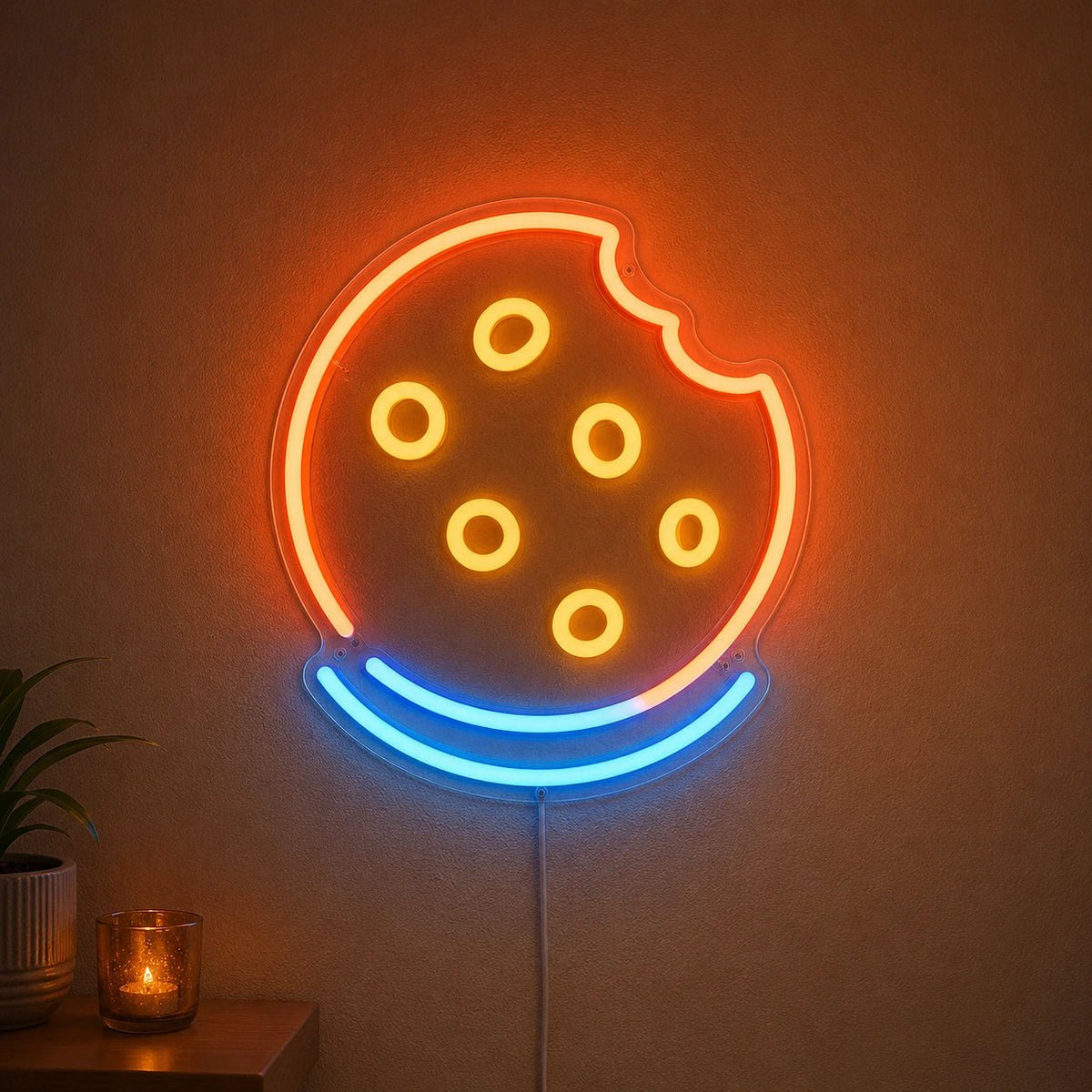 Bitten Cookie LED Neon Sign - Shineneon