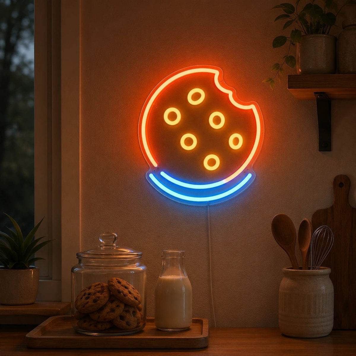 Bitten Cookie LED Neon Sign - Shineneon
