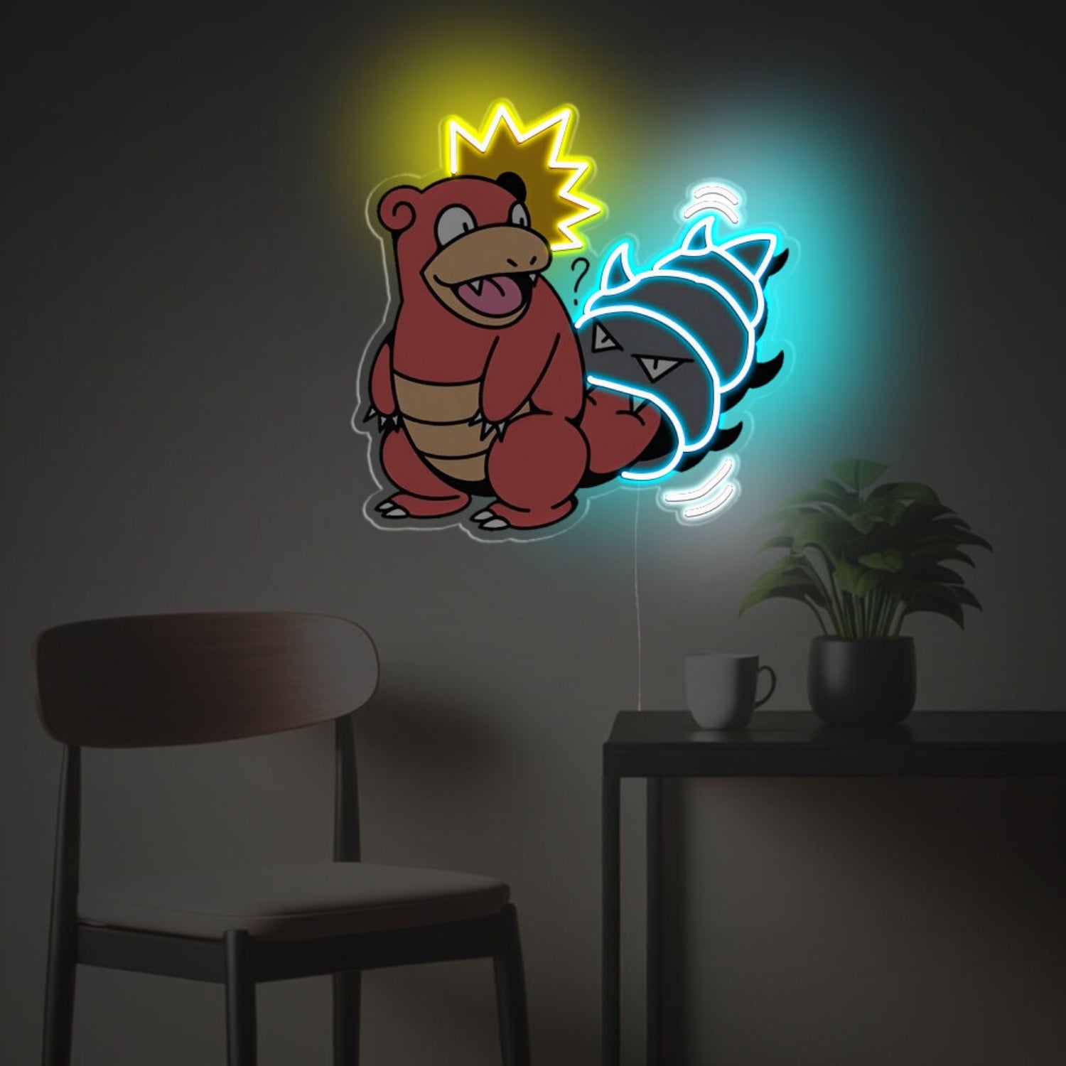 Bitten Slowpoke Led Neon Acrylic Artwork | Shineneon