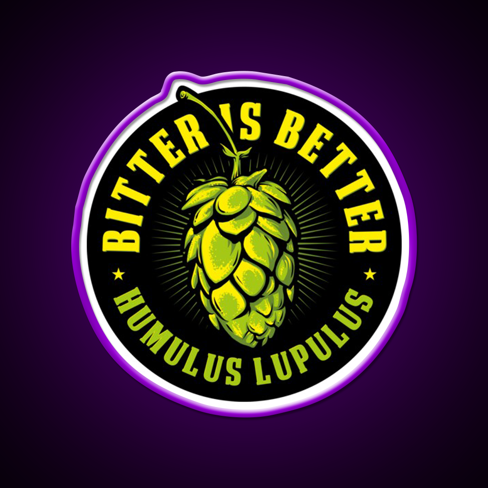 Bitter Is Better Beer Bar Decor Led Neon Sign Rgb Color - LED neon sign view 9