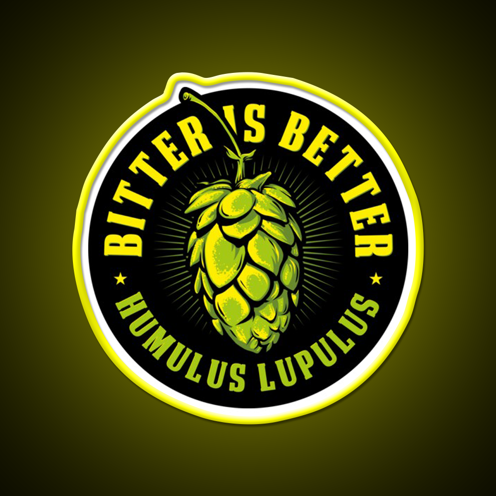Bitter Is Better Beer Bar Decor Led Neon Sign Rgb Color - LED neon sign view 7