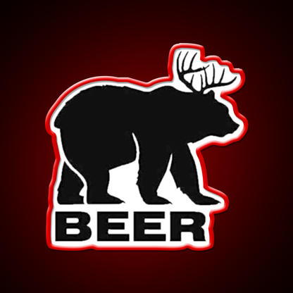 Black Bear Beer Bar Decor Led Neon Sign Rgb Color - LED neon sign view 10