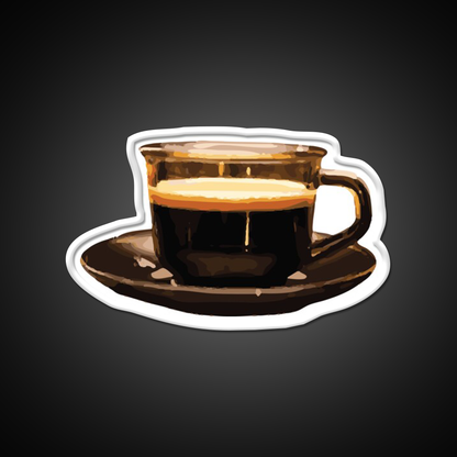 Black Coffee Lover Cafe Led Neon Sign Espresso Bar Art Rgb Color