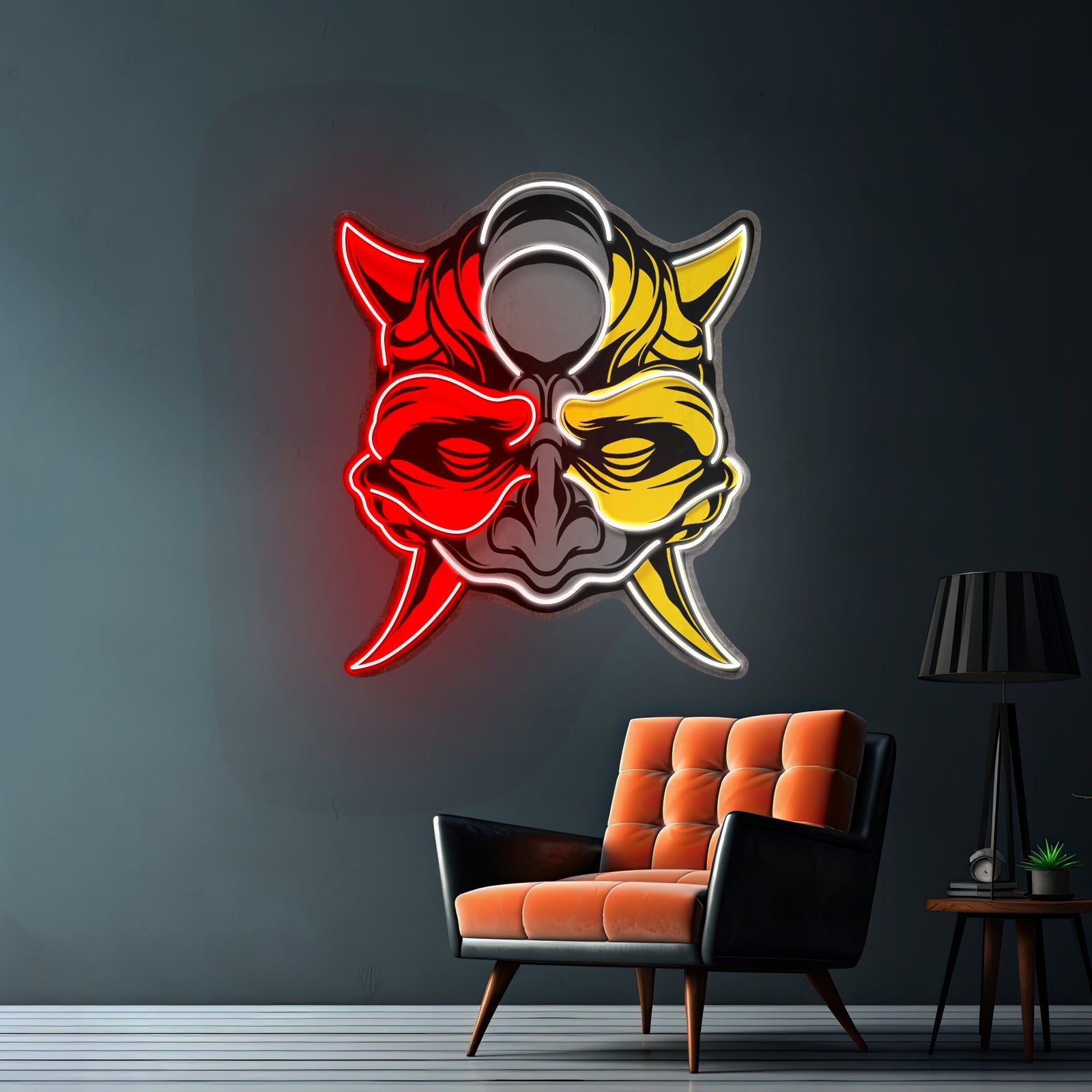 Black Devil Mask Led Neon Sign Light Custom Led Signs - Shineneon