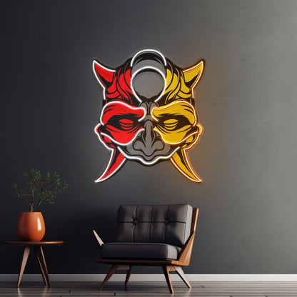 Black Devil Mask Led Neon Sign Light Custom Led Signs - Shineneon