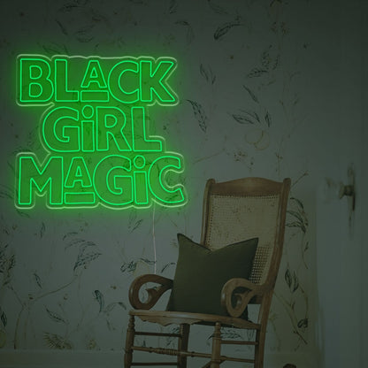 Black Girl Magic Led Neon Sign | Shineneon