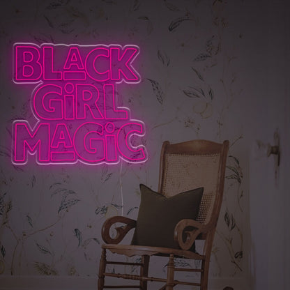 Black Girl Magic Led Neon Sign | Shineneon