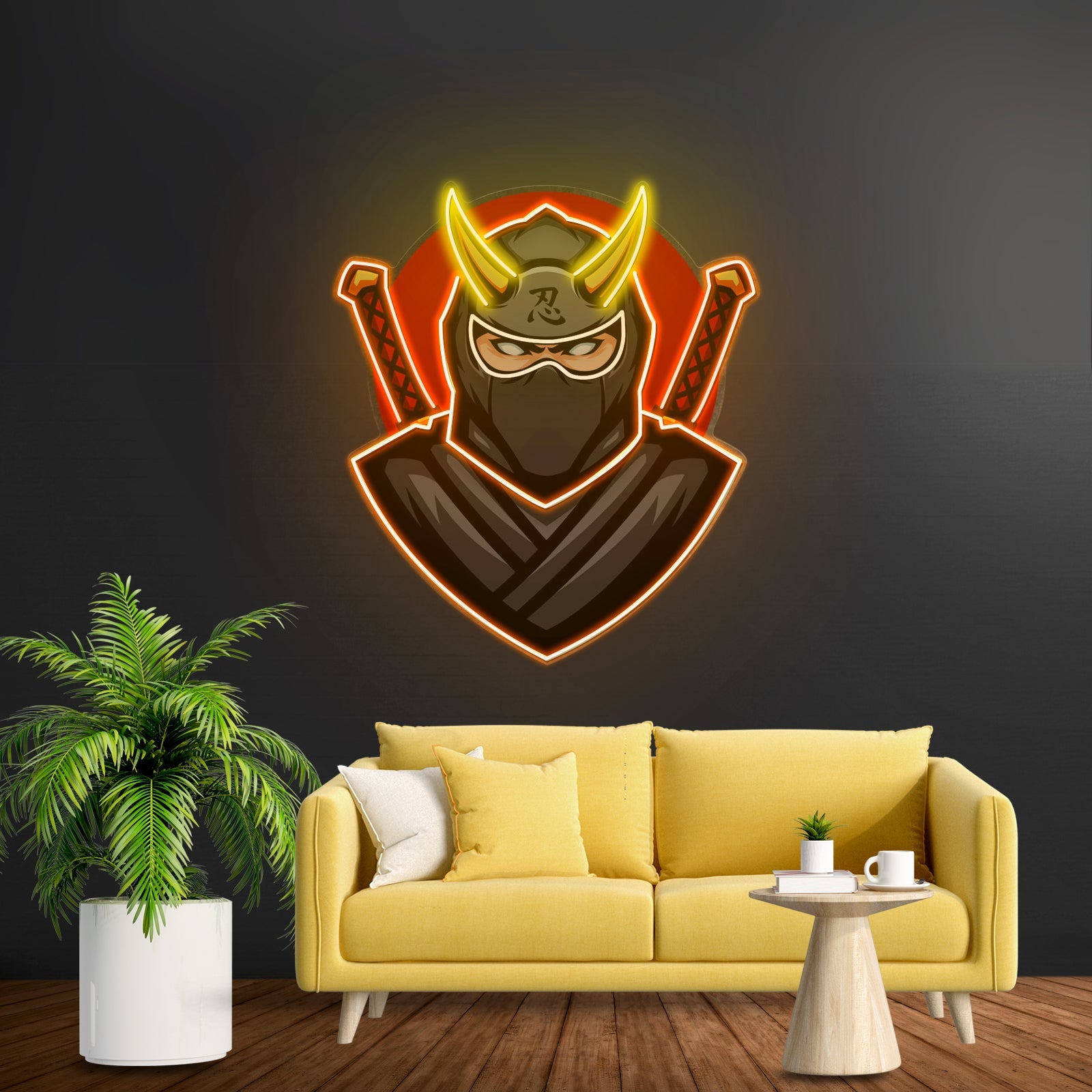 Black Ninja Led Neon Sign Light Custom Led Signs - Shineneon