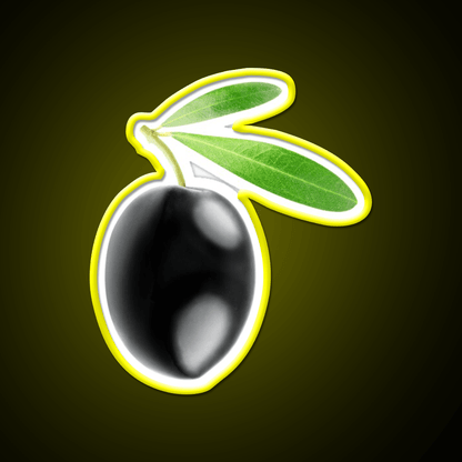 Black Olive Snack Food Led Neon Sign Rgb Color - Shineneon