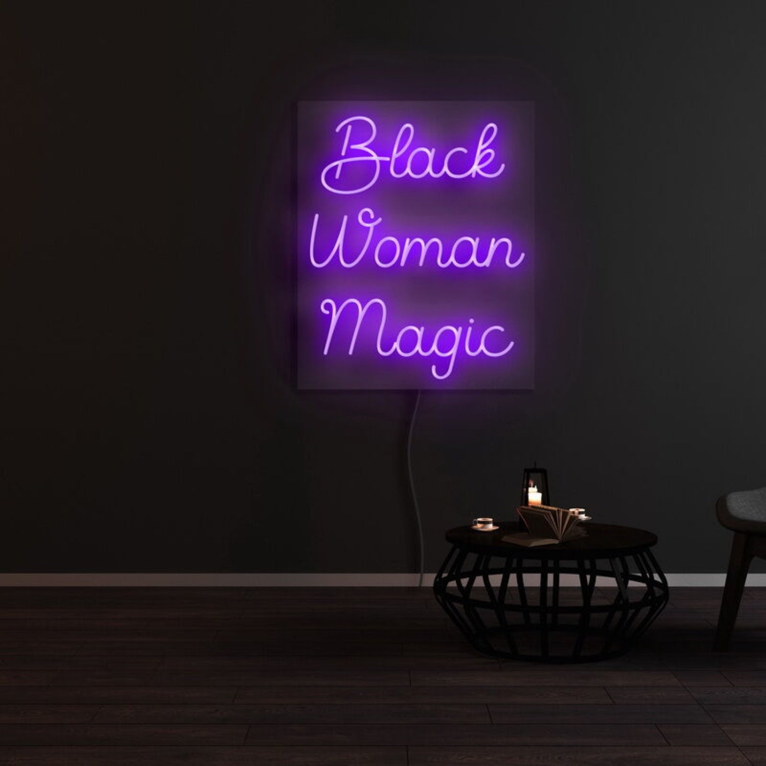 Black Woman Magic Neon Sign | Shineneon