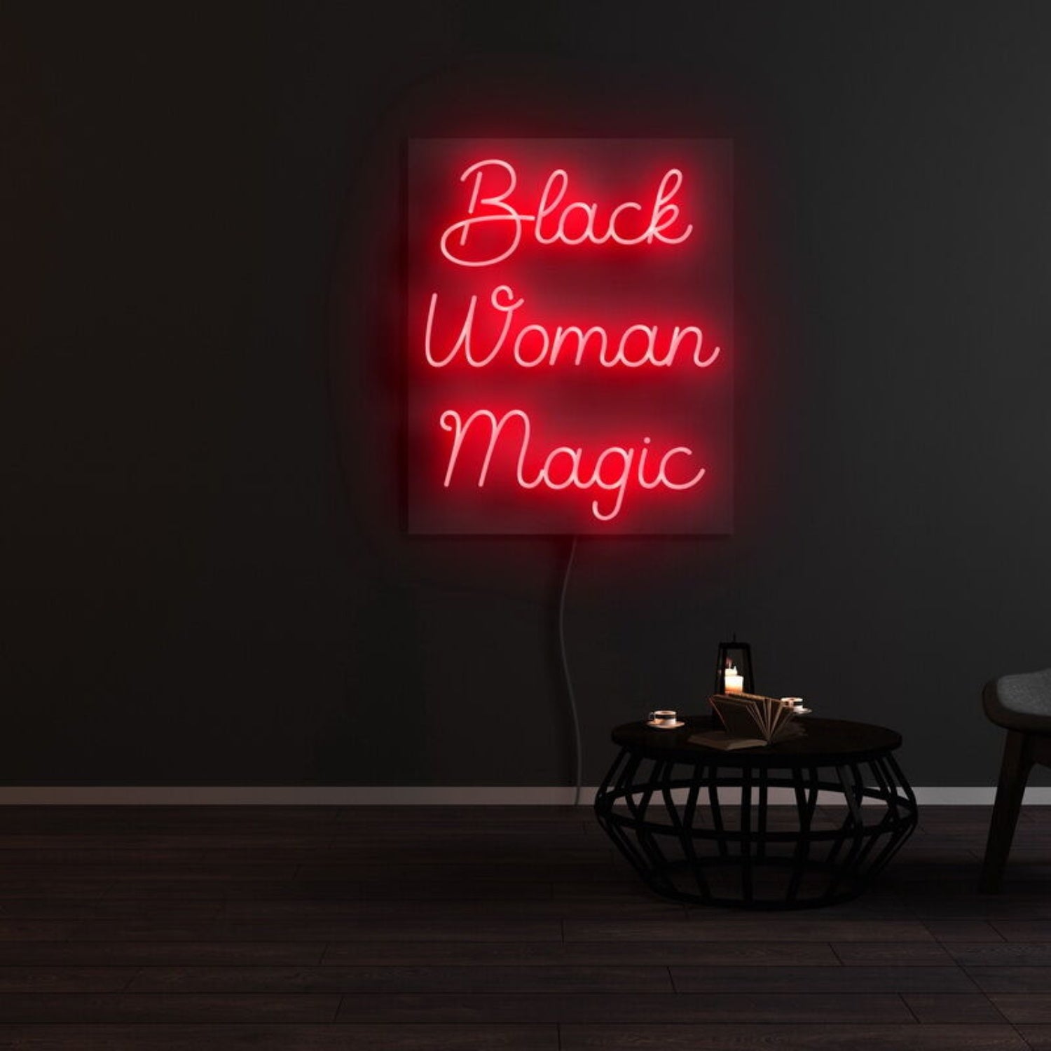 Black Woman Magic Neon Sign | Shineneon
