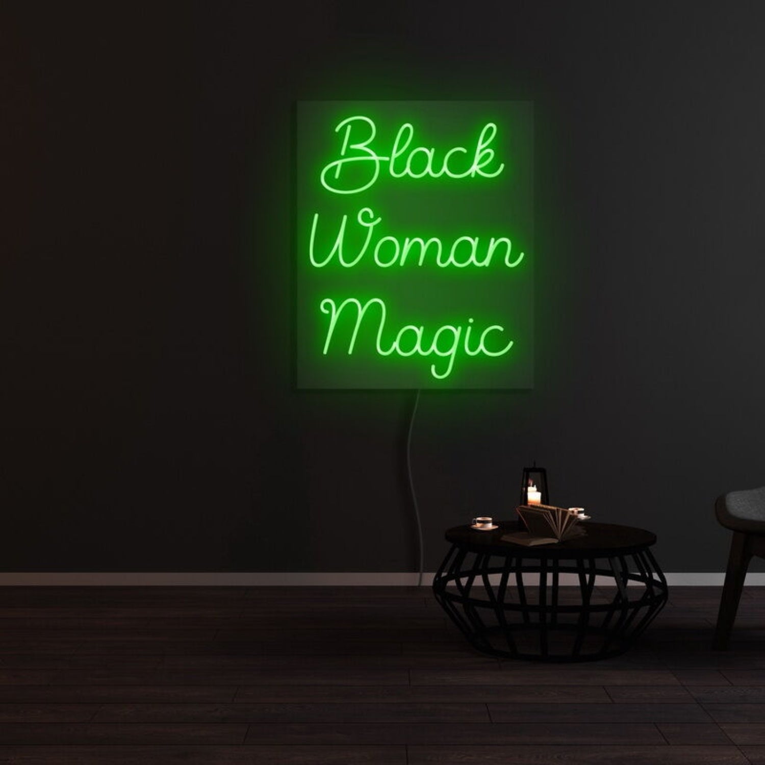 Black Woman Magic Neon Sign | Shineneon