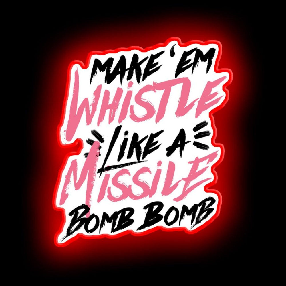 Blackpink Whistle Neon Sign - LED neon sign view 6