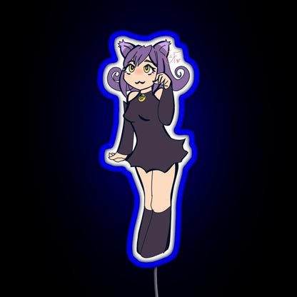 Blair The Cat Rgb Led Neon Sign Pop Wall Art - Shineneon