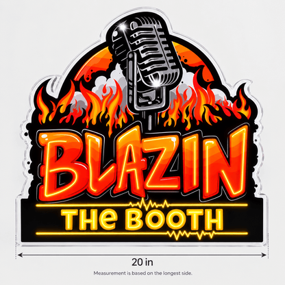 Blazin Booth Custom LED Neon Sign - Shineneon