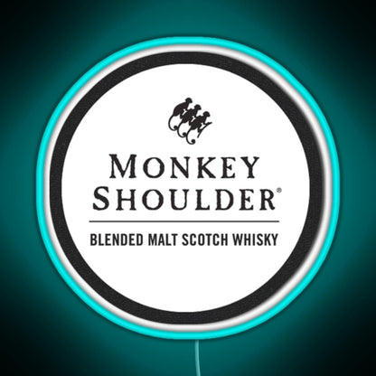 Blended Malt Monkey Shoulder Scotch Rgb Neon Sign - LED neon sign view 5