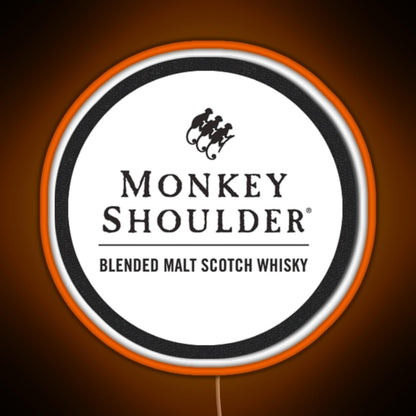 Blended Malt Monkey Shoulder Scotch Rgb Neon Sign - LED neon sign view 6