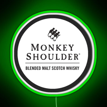 Blended Malt Monkey Shoulder Scotch Rgb Neon Sign - LED neon sign view 7