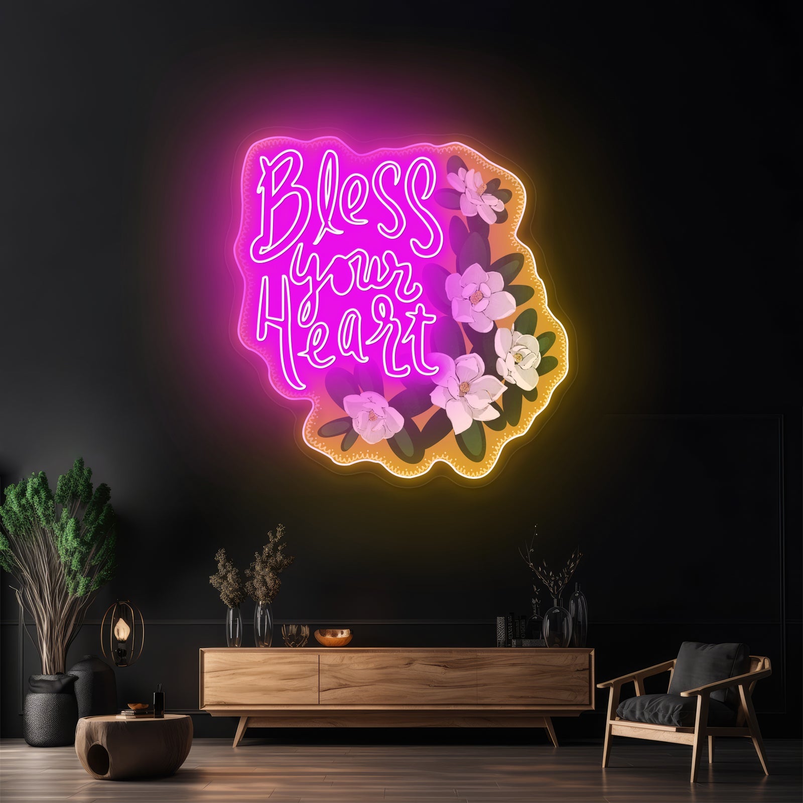 Bless Your Heart Neon Signs For Wall Decor - Shineneon