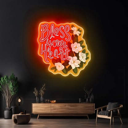 Bless Your Heart Neon Signs For Wall Decor - Shineneon