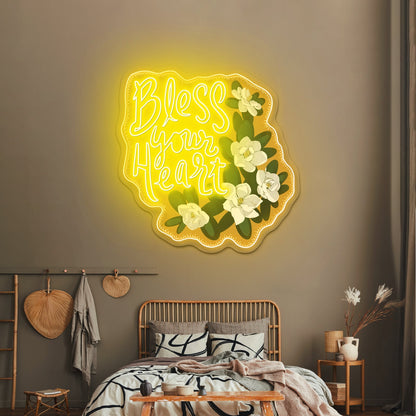 Bless Your Heart Neon Signs For Wall Decor - Shineneon
