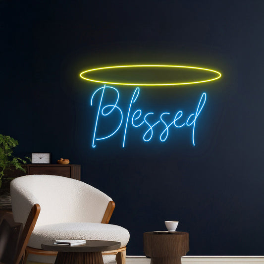 Blessed Halo Neon Sign