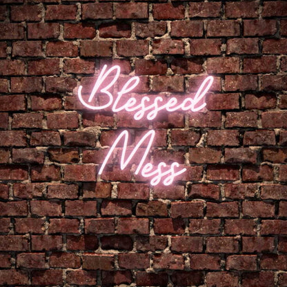 Blessed Mess Neon Sign | Shineneon