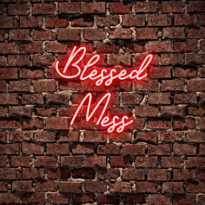 Blessed Mess Neon Sign | Shineneon