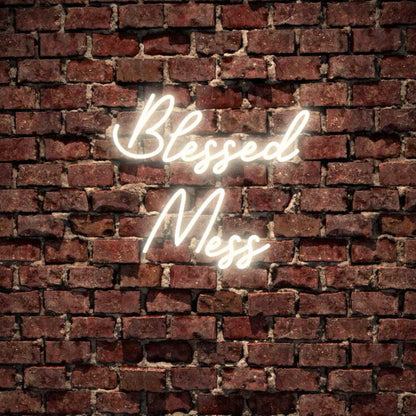 Blessed Mess Neon Sign | Shineneon