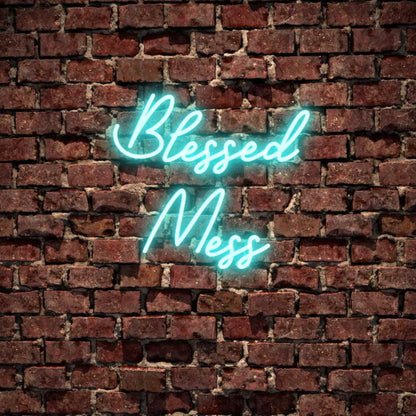 Blessed Mess Neon Sign | Shineneon