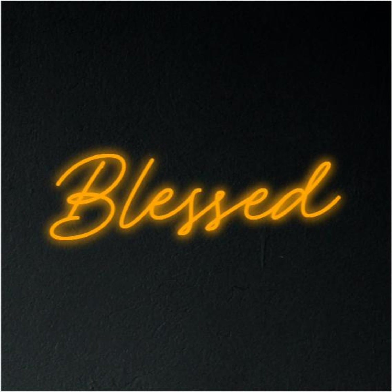 Blessed Turquoise Led Neon Sign For Bedroom Studio Wall Art | Shineneon