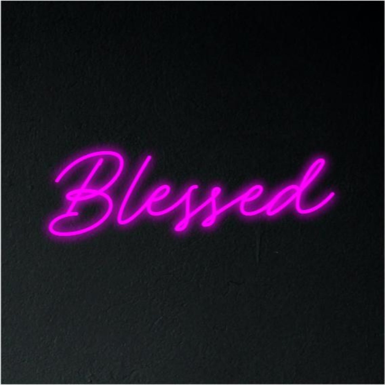 Blessed Turquoise Led Neon Sign For Bedroom Studio Wall Art | Shineneon