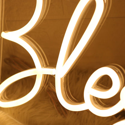 Blessed Yellow Led Neon Sign - Shineneon