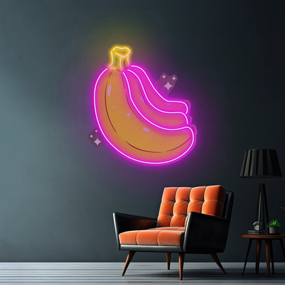 Bling Banana Led Neon Sign Light Custom Led Signs - Shineneon