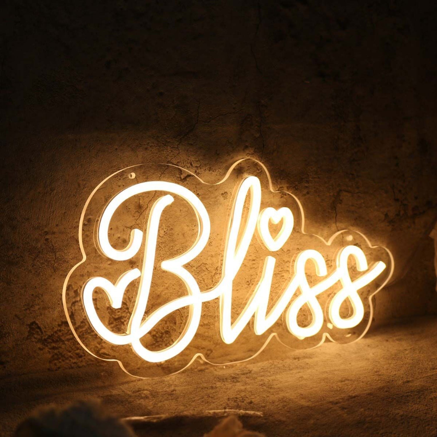 Bliss Yellow Led Neon Sign - Shineneon