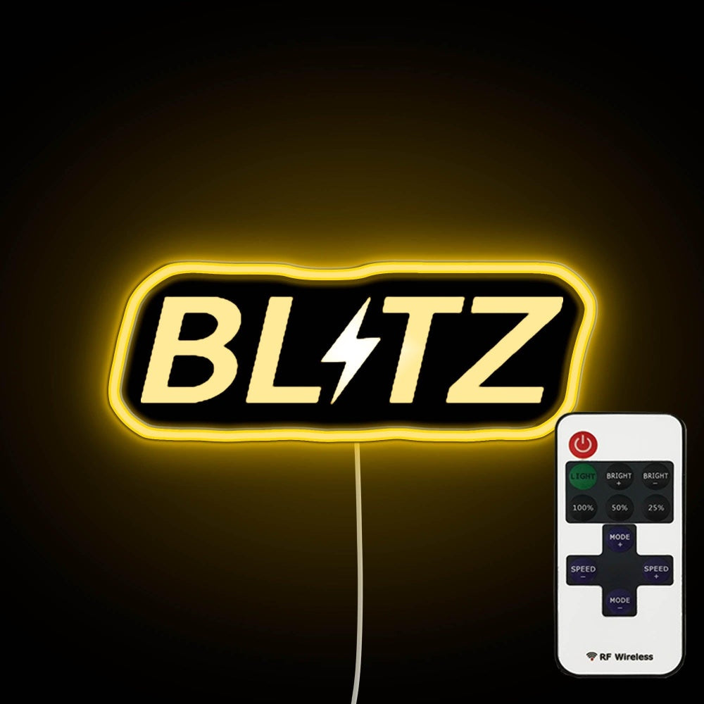 Blitz Logo Neon Sign