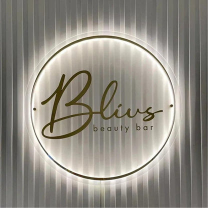 Blivs Acrylic Business Logo Sign - Shineneon