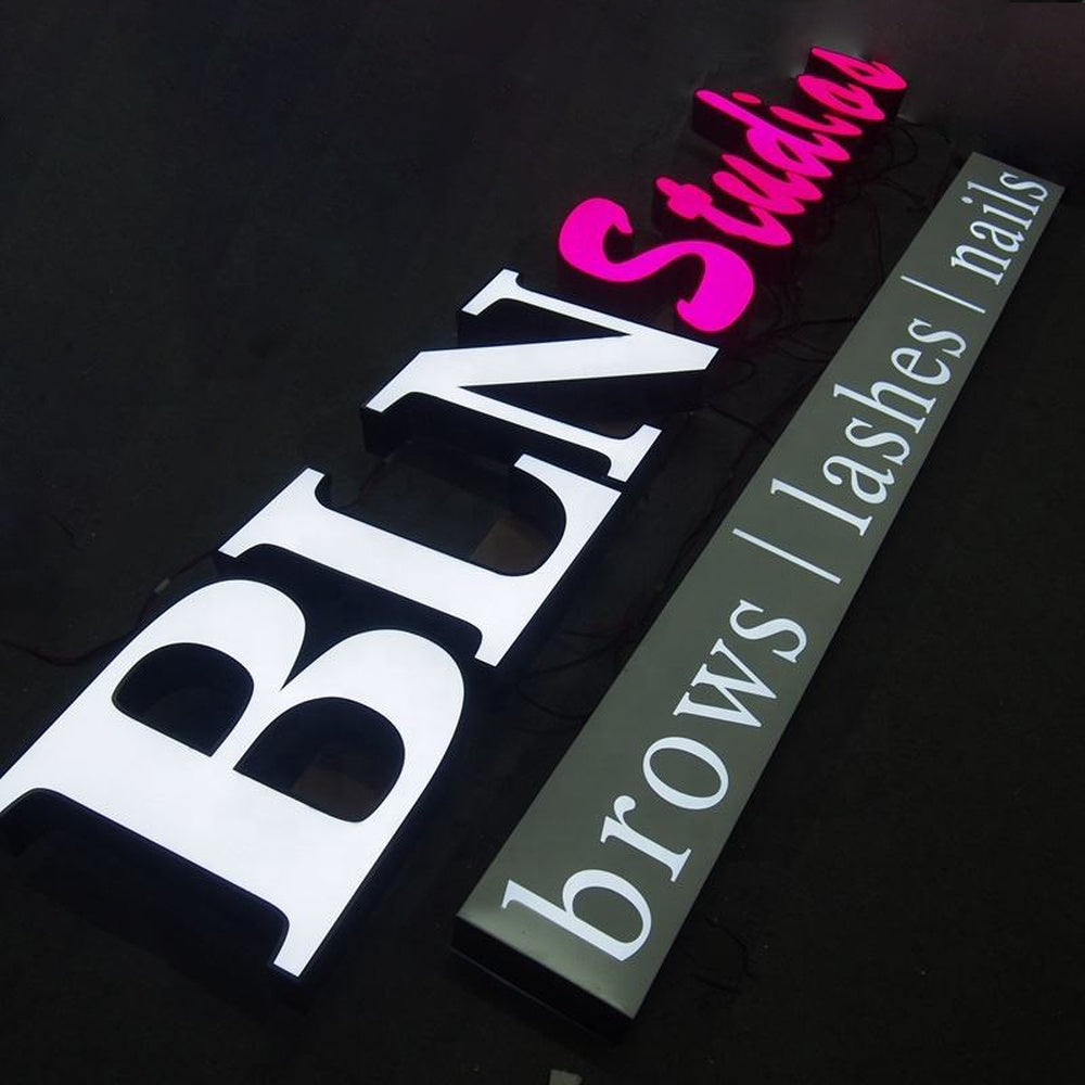 Bln Studico Studio 3D Frontlit Channel Letters Led Light Sign