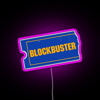 Blockbuster Video Logo Rgb Led Neon Sign Pop Wall Art - Shineneon