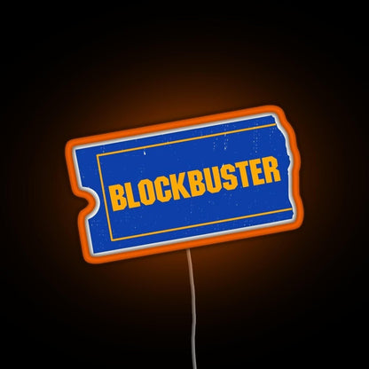 Blockbuster Video Logo Rgb Led Neon Sign Pop Wall Art - Shineneon