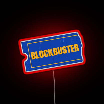 Blockbuster Video Logo Rgb Led Neon Sign Pop Wall Art - Shineneon
