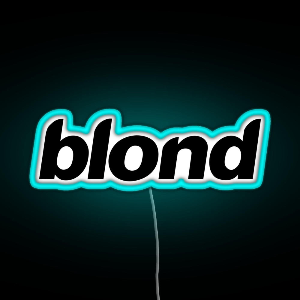 Blond Rgb Neon Sign - LED neon sign view 5