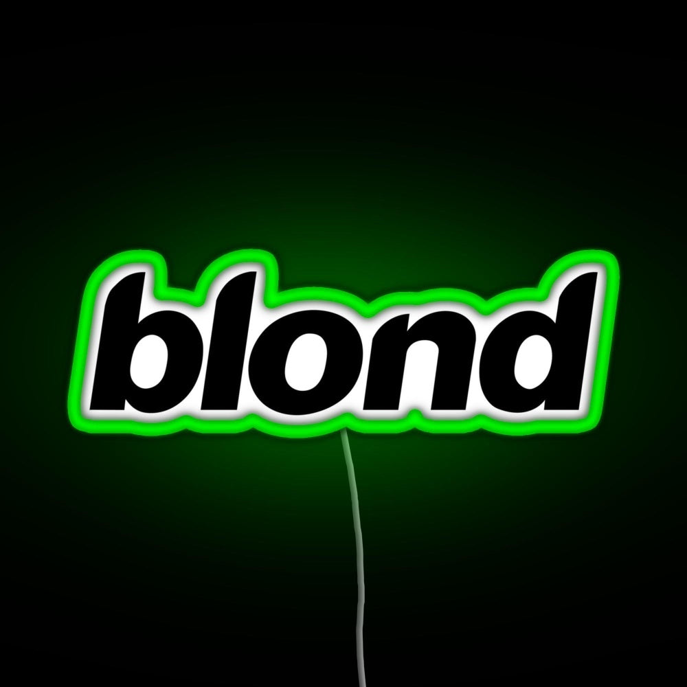 Blond Rgb Neon Sign - LED neon sign view 7