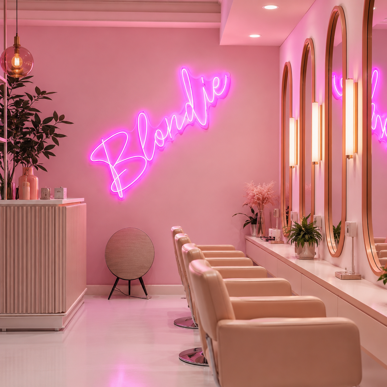 Blonde LED Neon Sign - 02 High-Converting Product Image
